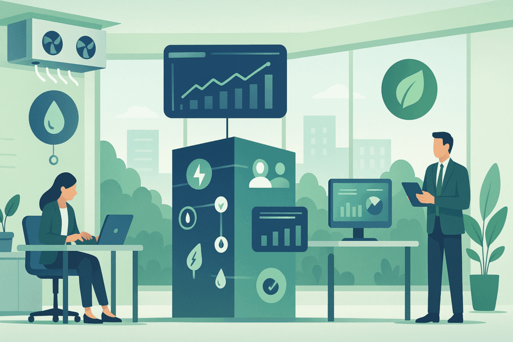 Exemplos práticos de indicadores ESG em Facilities Exemplos práticos de indicadores ESG em Facilities com automação, sensores IoT e eficiência energética.